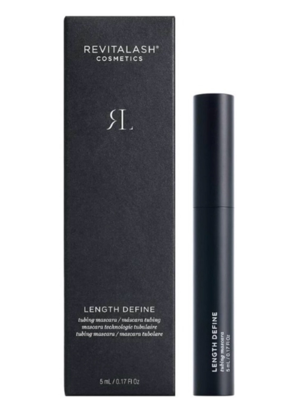 NIB  Revitalash Cosmetics Length Define Tubing Mascara In Black